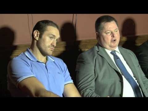 TYSON FURY v STEVE CUNNINGHAM FULL PRESS CONFERENCE - WITH HUGHIE FURY / iFILM LONDON