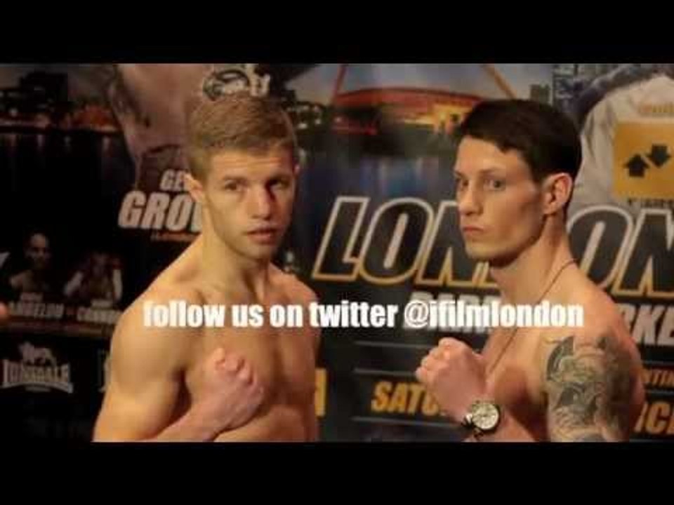 RYAN TAYLOR v LIAM SHINKWIN - OFFICIAL WEIGH-IN / LONDON'S FINEST (WEMBLEY) / iFILM LONDON