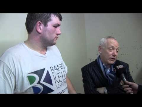 JOHN McDERMOTT & FRANK MALONEY POST-FIGHT INTERVIEW FOR iFILM LODNDON / SKELTON v McDERMOTT 2