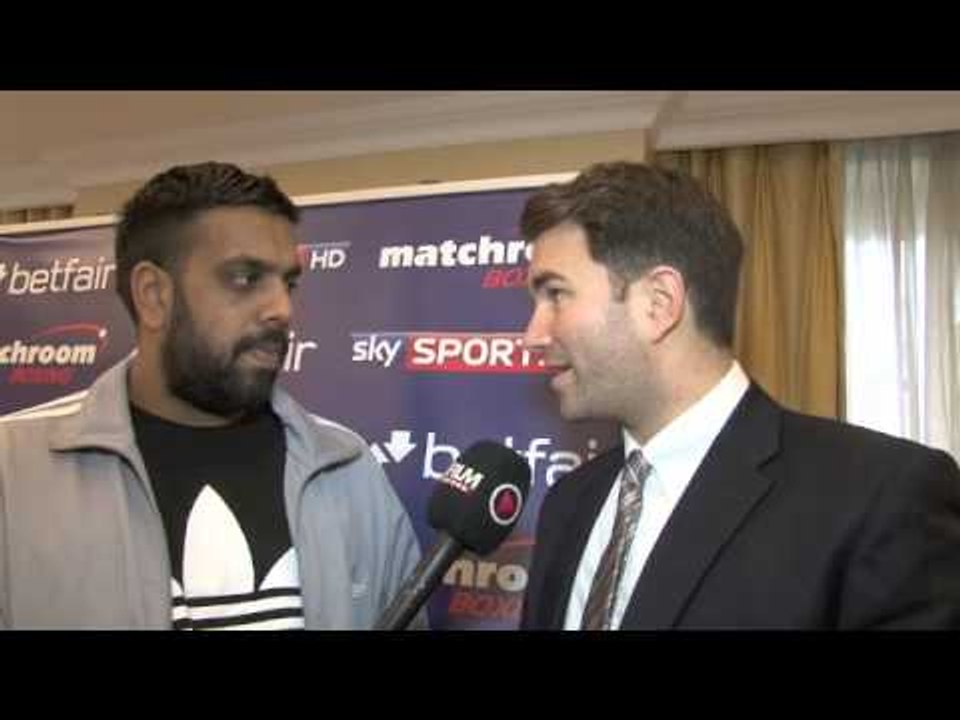 EDDIE HEARN TALKS RICKY BURNS, ADRIEN BRONER & PARODY ACCOUNTS / iFILM LONDON