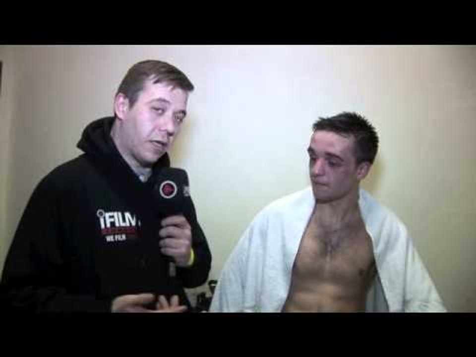 CHARLIE RICE POST-FIGHT INTERVIEW FOR iFILM LONDON / RICE v HAINES
