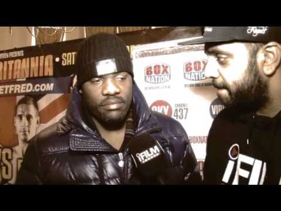DERECK CHISORA ON PRICE, FURY & FIGHTING FOR THE 'RIGHT MONEY' / iFILM / RULE BRITANNIA PRESS CONF.