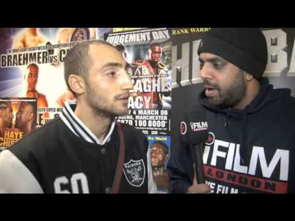 'I EXPECT EXACTLY THE SAME FROM McDONAGH' - BRADLEY SKEETE WEIGH-IN INTERVIEW FOR iFILM LONDON