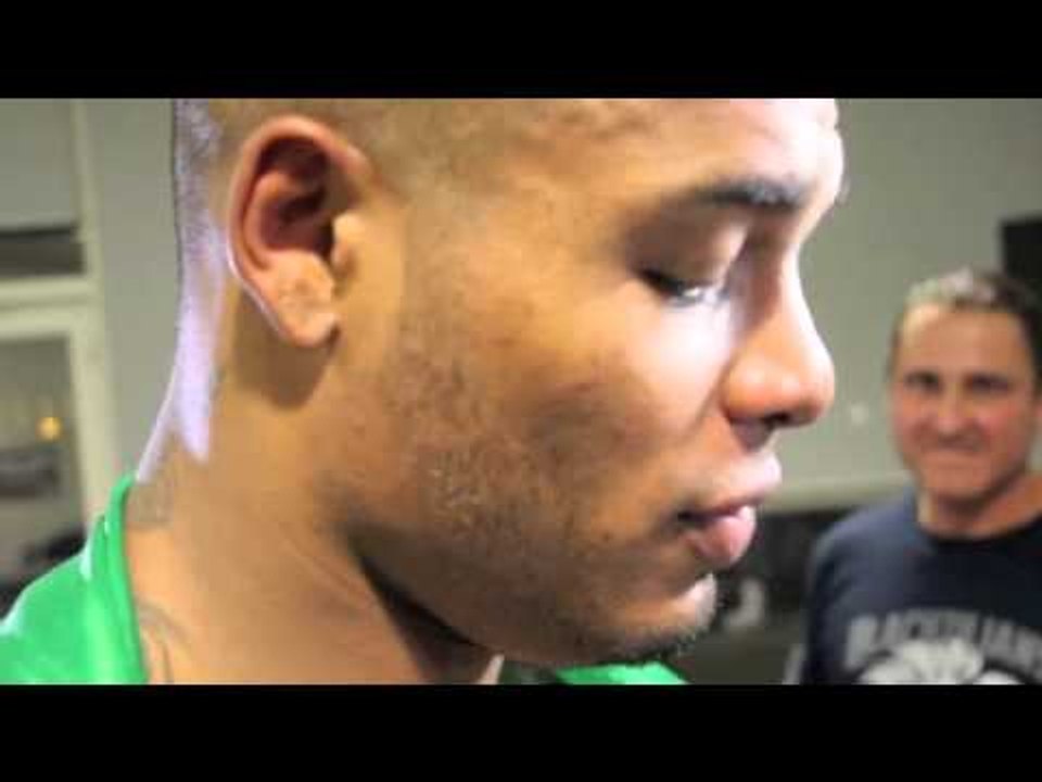 TYRONE SPONG & RASHAD EVANS POST-FIGHT DRESSING ROOM FOOTAGE / SPONG v BONJASKY