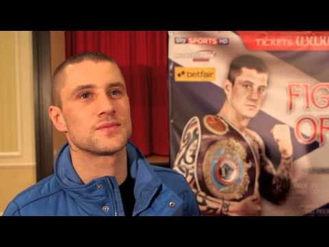 RICKY BURNS ON JOSE GONZALEZ - 'THERE'S NO EASY FIGHTS FOR ME AT THIS LEVEL' / GLASGOW PRESS CONF.