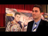 EDDIE HEARN TALKS BURNS v GONZALEZ,  BEEF WITH BUNCEY & BAZZA'S TWITTER / GLASGOW PRESS CONF.