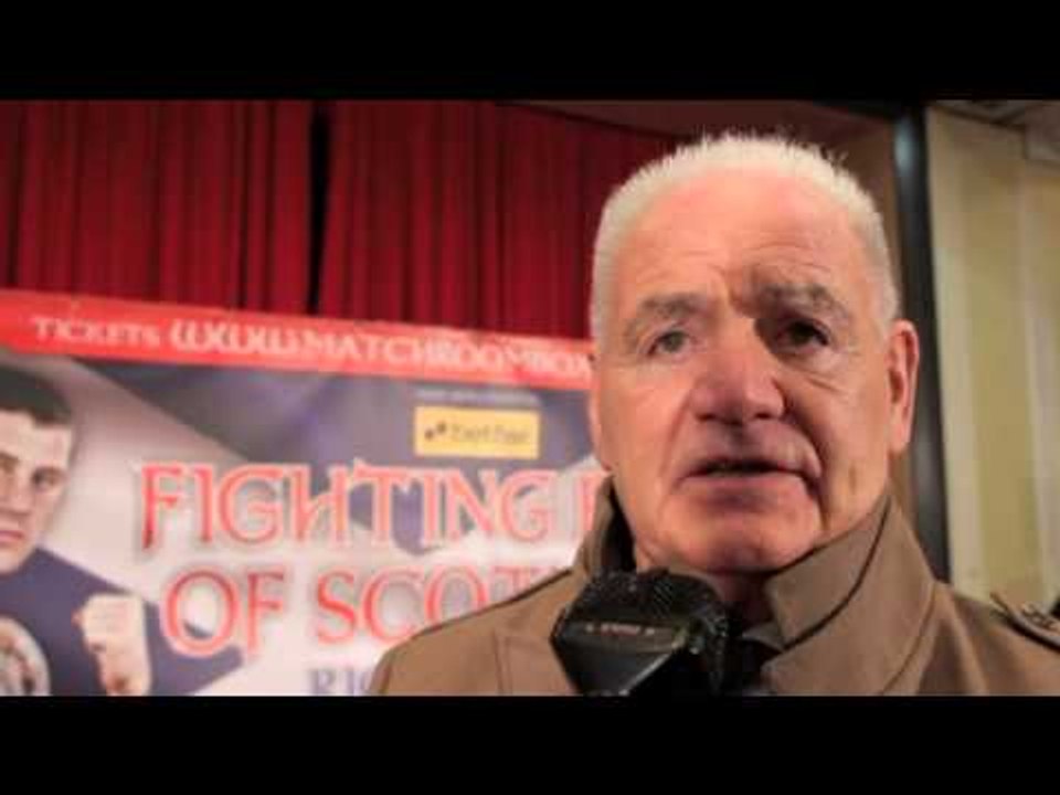 ALEX MORRISON TALKS RICKY BURNS FOR iFILM LONDON / GLASGOW PRESS CONFERENCE / BURNS v GONZALEZ