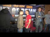 SCOTT CARDLE v MAXI HUGHES HEAD TO HEAD @ iFILM LONDON / FINAL PRESS CONFERENCE