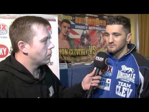 'I WILL GET STUCK INTO HIM & RIP HIM APART' - NATHAN CLEVERLY ON KRASNIQI / RULE BRITANNIA PRESSER