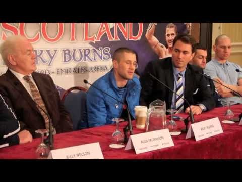 RICKY BURNS v JOSE GONZALEZ GLASGOW PRESS CONFERENCE (ANNOUNCEMENT) / iFILM LONDON