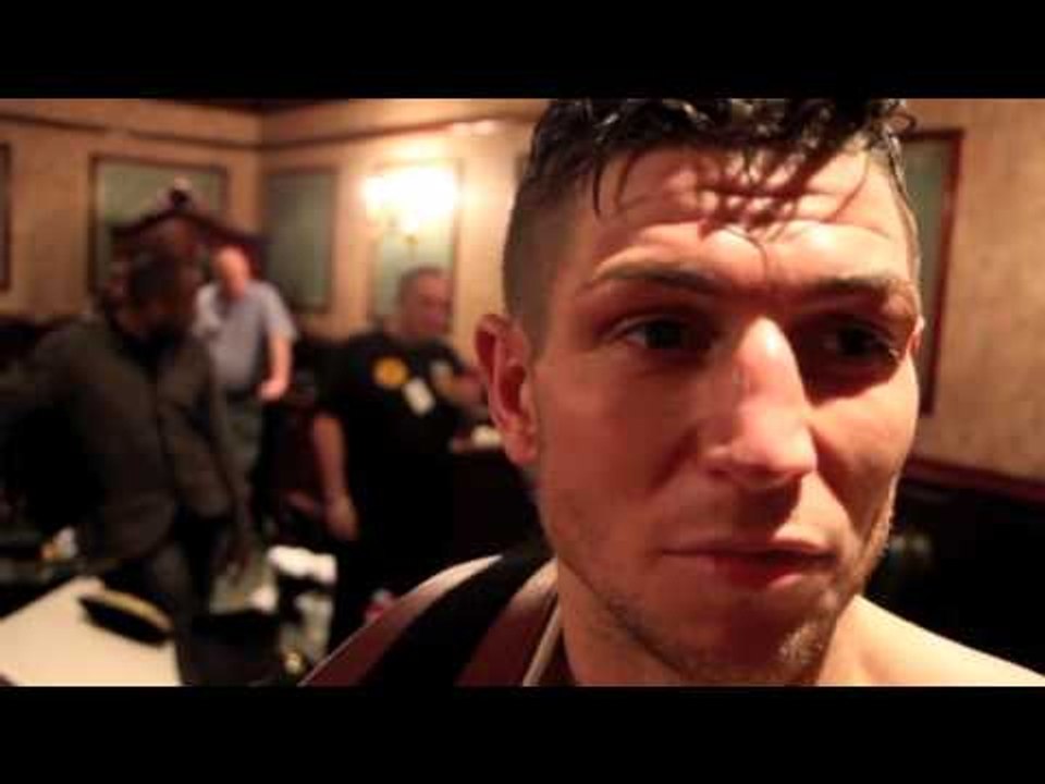 BRIAN ROSE STOPS JOACHIM ALCINE IN 12TH TO WIN WBO INTERCONTINENTAL TITLE - POST FIGHT INTERVIEW