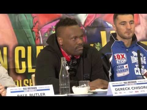 NATHAN CLEVERLY v ROBIN KRASNIQI / CHISORA / HARRISON v WALSH FULL PRESS CONFERENCE / RULE BRITANNIA