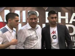 THE OLYMPIANS - WITH AMIR KHAN, ANTHONY OGOGO, DEONTAY WILDER & AUDLEY HARRISON @ PRESS CONFERENCE