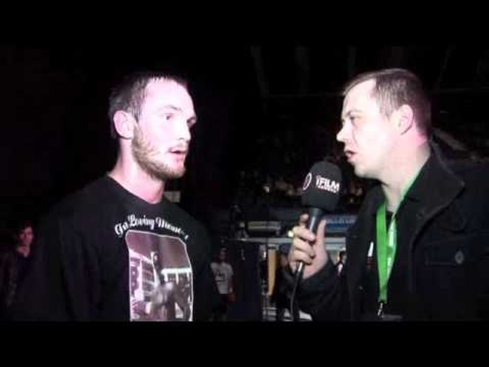 MILES SHINKWIN POST-FIGHT INTERVIEW FOR iFILM LONDON / SHINKWIN v MITCHELL / RULE BRITANNIA