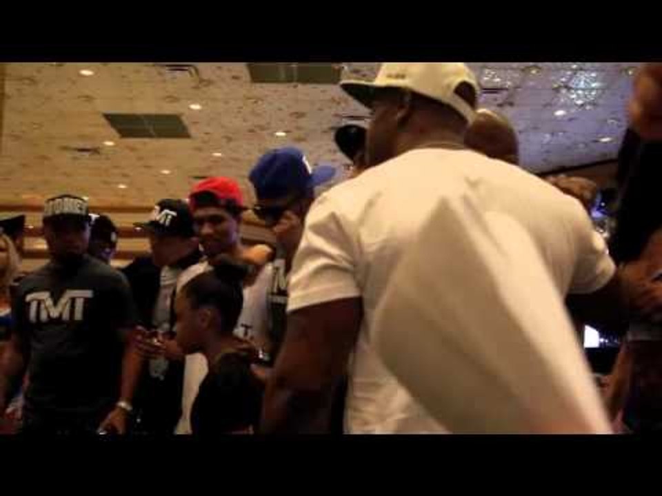 J'LEON LOVE & GABRIEL ROSADO CLASH AT MGM GRAND ARRIVAL / LOVE v ROSADO / MAYDAY / iFILM LONDON
