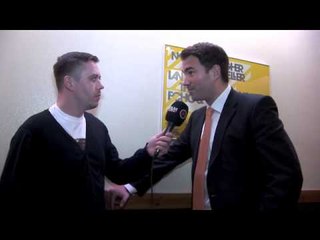 EDDIE HEARN TALKS DAVID HAYE-MANUEL CHARR & MISSING KUGIE CUDDLES FOR iFILM LONDON (EXCLUSIVE)