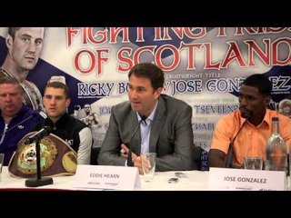 RICKY BURNS v JOSE GONZALEZ FULL PRESS CONFERENCE / FIGHTING PRIDE OF SCOTLAND