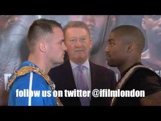 FRANKIE GAVIN v DENTON VASSELL - HEAD TO HEAD @ PRESS CONFERENCE / BEHIND ENEMY LINES