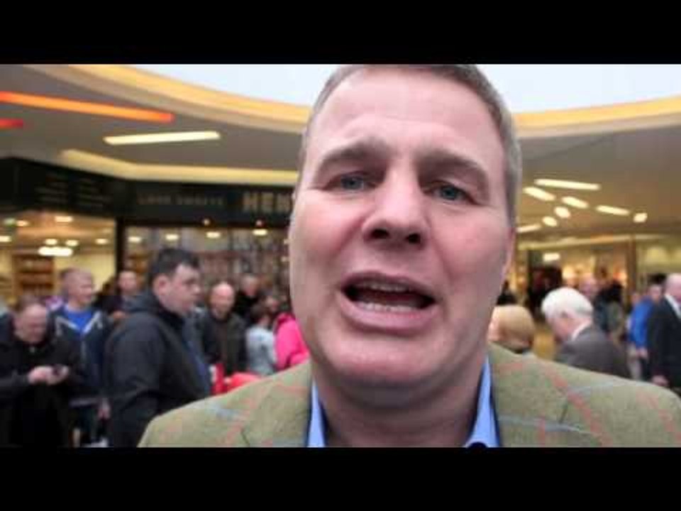 GLEN McCRORY (SKY SPORTS) TALKS RICKY BURNS v JOSE GONZALEZ @ WEIGH IN / iFILM LONDON