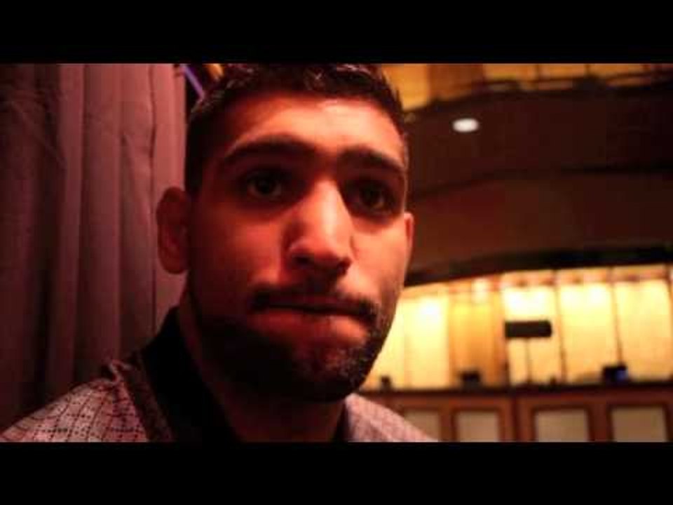 AMIR KHAN SAYS MAYWEATHER WANTS THE FIGHT, WILLING TO FIGHT ALEXANDER & BLASTS KELL BROOK.