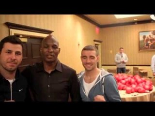 BERNARD HOPKINS, DARREN BARKER, LEE PURDY, ANTHONY OGOGO & PAULIE MALIGNAGGI  / iFILM LONDON