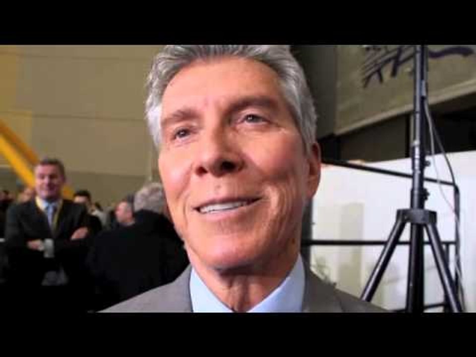 MICHAEL BUFFER SAYS 'THE FANS ARE THE REAL WINNERS'  IN FROCH v KESSLER / O2 WEIGH IN