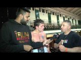 FESTIM LAMA & MO HUSSEIN POST-FIGHT INTERVIEW FOR iFILM LONDON / LAMA v BLACKWELL / YORK HALL