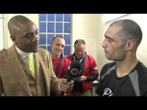 SPENCER FEARON INTERVIEW KRESHNIK QATO FOR iFILM LONDON / QATO v MAXWELL / YORK HALL