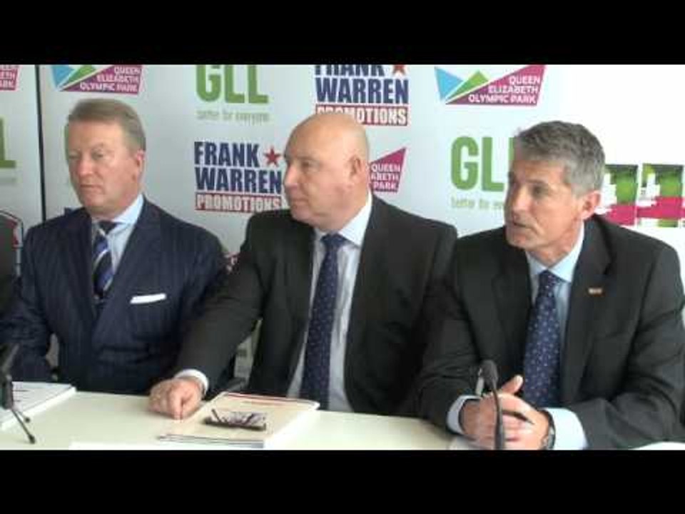 FRANK WARREN ANNOUNCES GLL & COPPER BOX LINK UP / BILLY JOE SAUNDERS v JOHN RYDER PRESS CONFERENCE