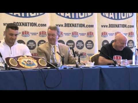 NATHAN CLEVERLY & FRANK WARREN PRESS CONFERENCE FOR AUGUST 17th 2013 CARDIFF SHOW / iFILM LONDON