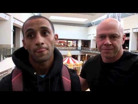 KID GALAHAD & DOMINIC INGLE TALK TO iFILM LONDON / GALAHAD vs NETTEY WEIGH IN / GLOW (BLUEWATER)