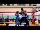 LUKE CAMPBELL PUBLIC WORK OUT WITH FANS ! - @ QUEEN VICTORIA SQUARE (HULL)
