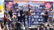 JORGE LINARES v IRA TERRY OFFICIAL WEIGH IN FROM STUB HUB CENTRE, CARSON