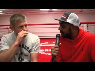 TONY JEFFRIES TALKS TO KUGAN CASSIUS AT HIS NEW BOX 'N' BURN GYM IN BRENTWOOD, LOS ANGELES.