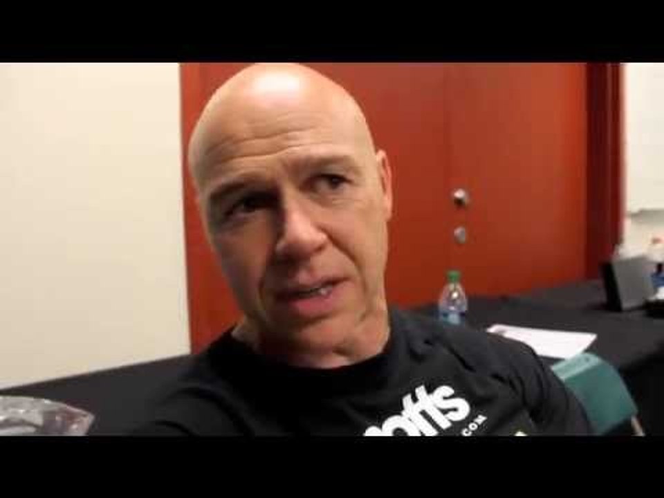 KELL BROOK'S TRAINER DOMINIC INGLE REACTS TO KELL BROOK WINNING IBF WORLD CHAMPIONSHIP