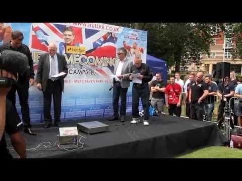 KELL BROOK v CARSON JONES 2 - OFFICIAL WEIGH IN / THE HOMECOMING (HULL)