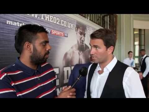 EDDIE HEARN ON ANTHONY JOSHUA, BELLEW v STEVENSON, FROCH v GROVES & BROOK OPPONENT.