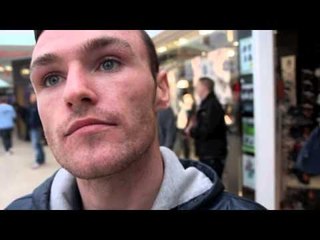 JON SLOWEY POST WEIGH-IN INTERVIEW IN GLASGOW AHEAD OF LORENTE FIGHT