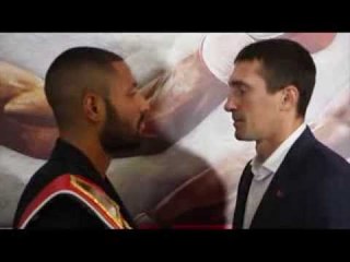KELL BROOK v VYACHESLAV SENCHENKO - HEAD TO HEAD @ PRESS CONFERENCE (SHEFFIELD)