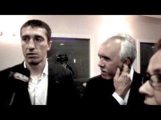 VYACHESLAV SENCHENKO INTERVIEW AT BROOK v SENCHENKO PRESS CONFERENCE (SHEFFIELD)