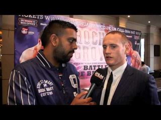 'I DON'T HATE HIM, I NOTHING HIM' - GEORGE GROVES ON CARL FROCH - INTERVIEW @ PRESS CONFERENCE