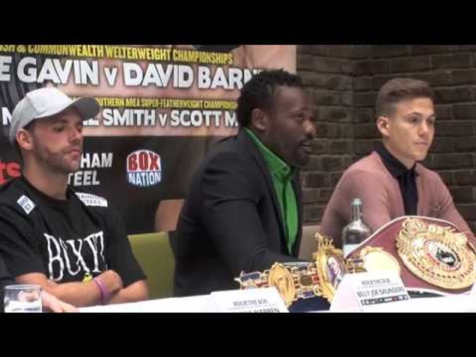 PRESS CONFERENCE 'ROCK THE BOX' BILLY JOE SAUNDERS / JOHN RYDER / DERECK CHISORA / EDMUND GERBER