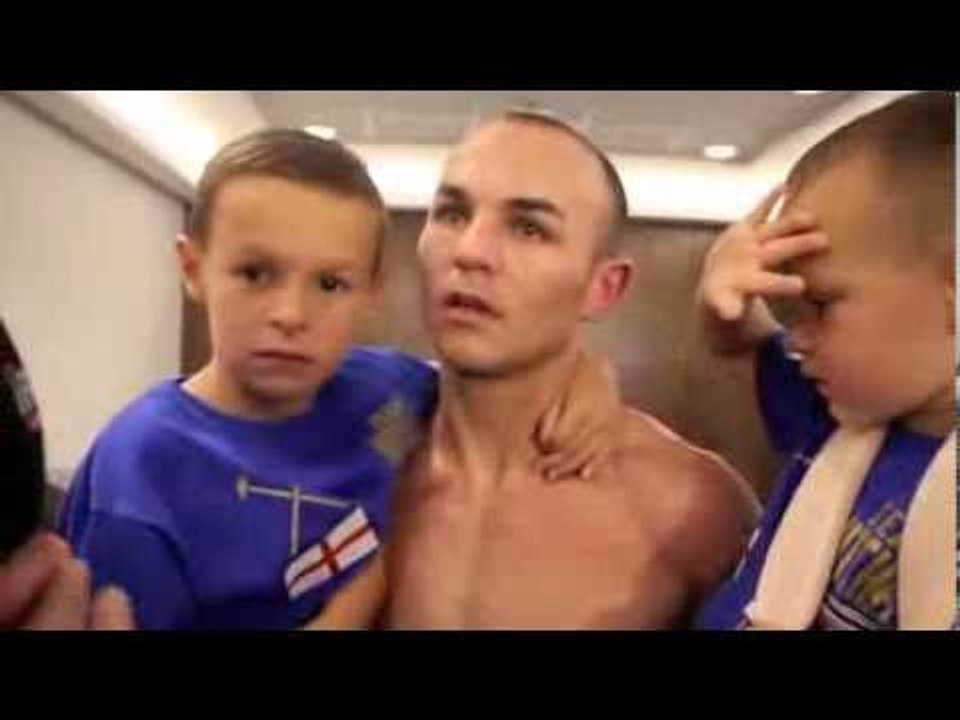 KEVIN MITCHELL OUTCLASSSES & STOPS MARCO LOPEZ IN ROUND SIX - POST FIGHT INTERVIEW