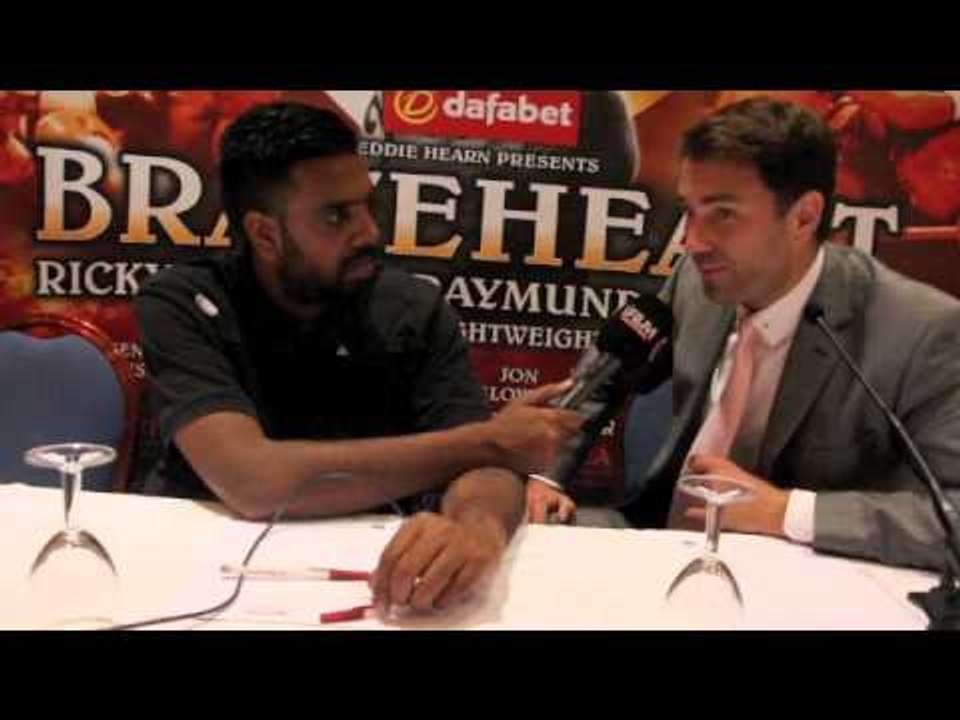 EDDIE HEARN TALKS BURNS v BELTRAN, FROCH v GROVES, BROOK & BARKER (INTERVIEW IN GLASGOW)