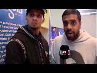 ARFAN IQBAL TALKS TO KUGAN CASSIUS AHEAD OF FIGHT WITH LEON SENIOR  / WEIGH IN @ GLOW
