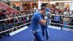 GEORGE GROVES & PADDY FITZPATRICK MEDIA WORKOUT VIDEO AHEAD OF FROCH v GROVES.