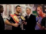 CARL FROCH & GEORGE GROVES IN HEATED HEAD-TO-HEAD @ FINAL PRESS CONFERENCE / FROCH v GROVES