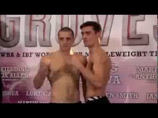 ANTHONY CROLLA v STEPHEN FOSTER JR. - OFFICIAL WEIGH IN / BATTLE OF BRITAIN / FROCH v GROVES