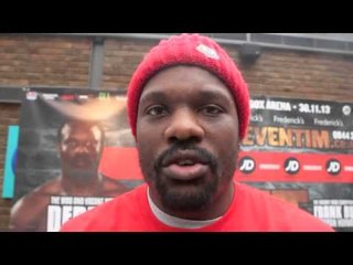 DERECK CHISORA - 'I WILL RUN DOWN OXFORD STREET 'BUTT NAKED' FOR CHARITY'.