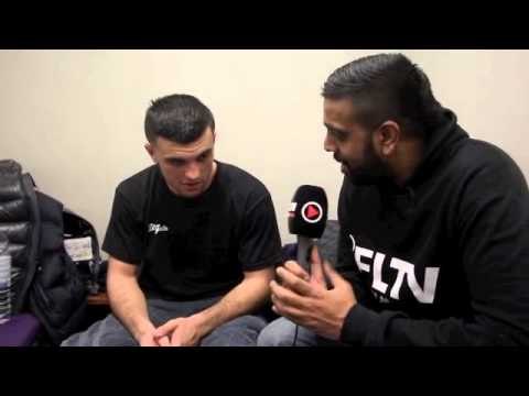 JACK CATTERAL BEATS RENALD GARRIDO @ BOWLERS - MANCHESTER / POST FIGHT INTERVIEW